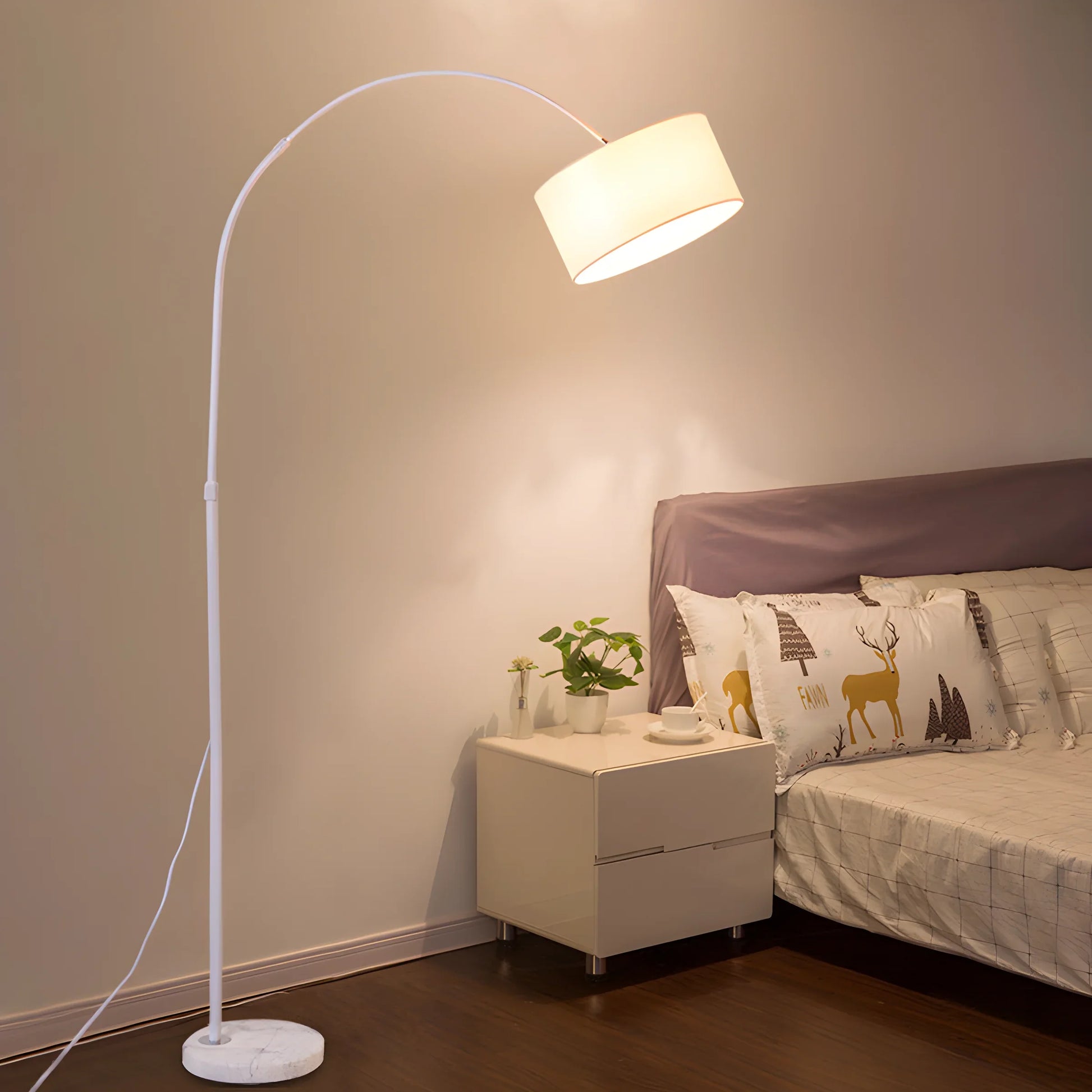 Adjustable LED Floor Lamp for Bedroom and Study – Modern Functional Design - lamp light