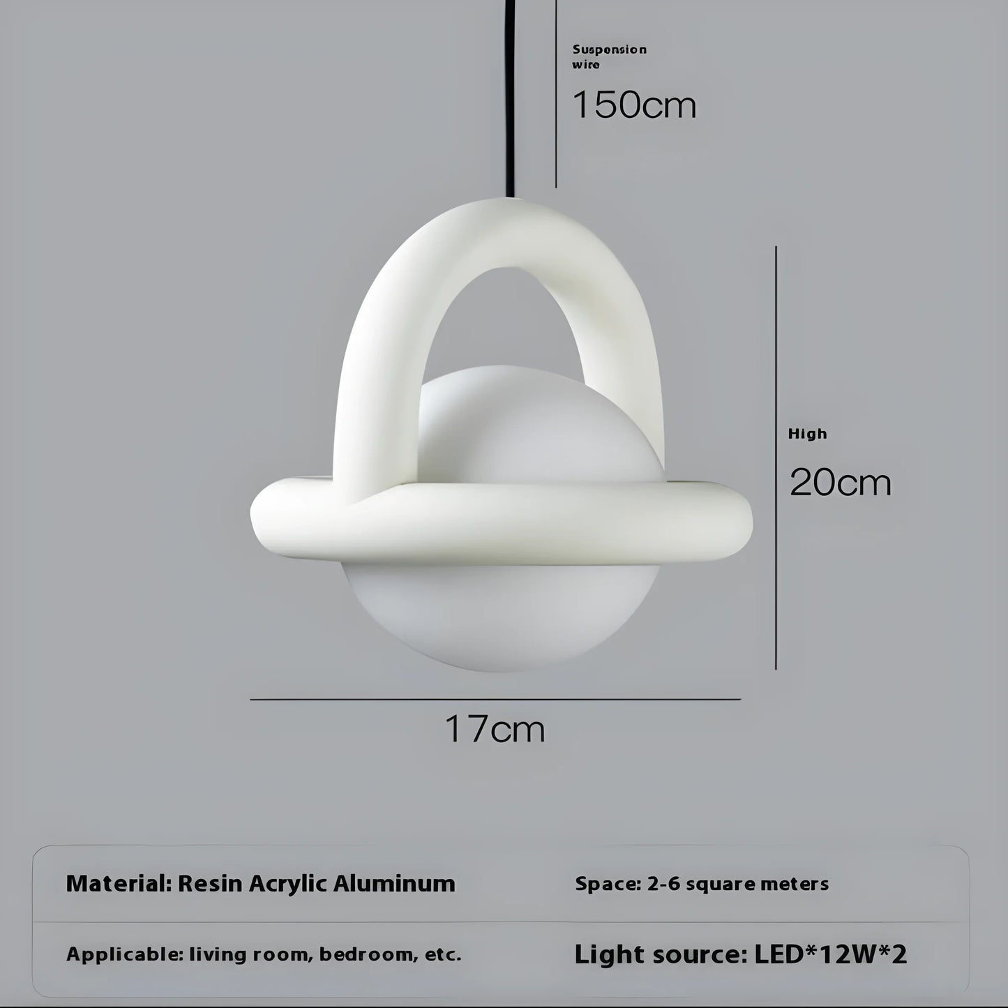 Danish Designer Hanging Pendant Lamp - Nordic Style Bedside Lighting - Galleria369 Hurban House