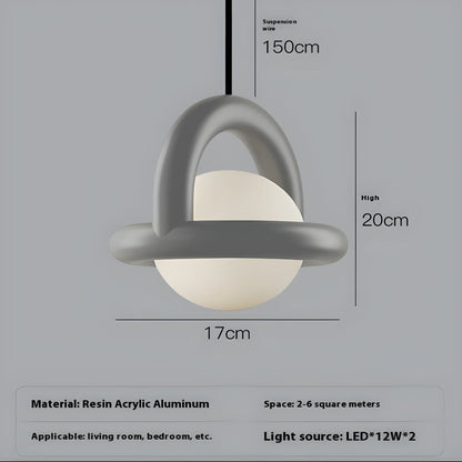 Danish Designer Hanging Pendant Lamp - Nordic Style Bedside Lighting - Galleria369 Hurban House