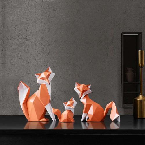 Galleria369-"Captivating Fox Sculpture Statue"