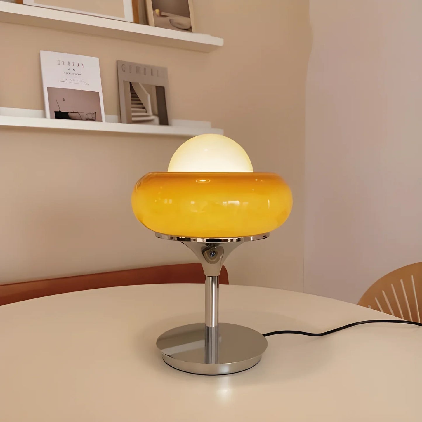 Egg Tart Table Lamp -Modern and Elegant Look - lamp light