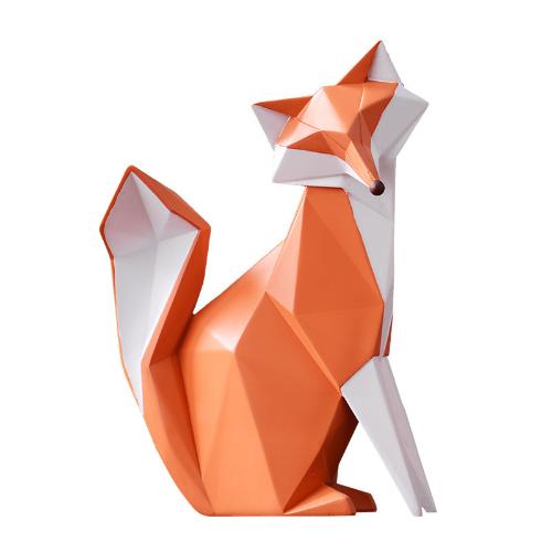 ’Fox Statue in Resin: Elegant Animal Decor for Your Home’ - Art & design