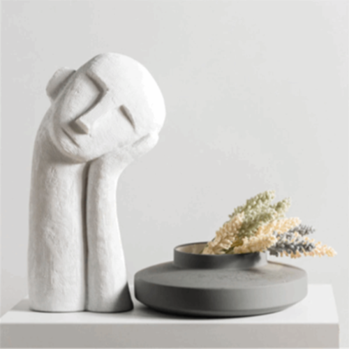 Galleria369-"Modern Nordic Pensive Man Statue"