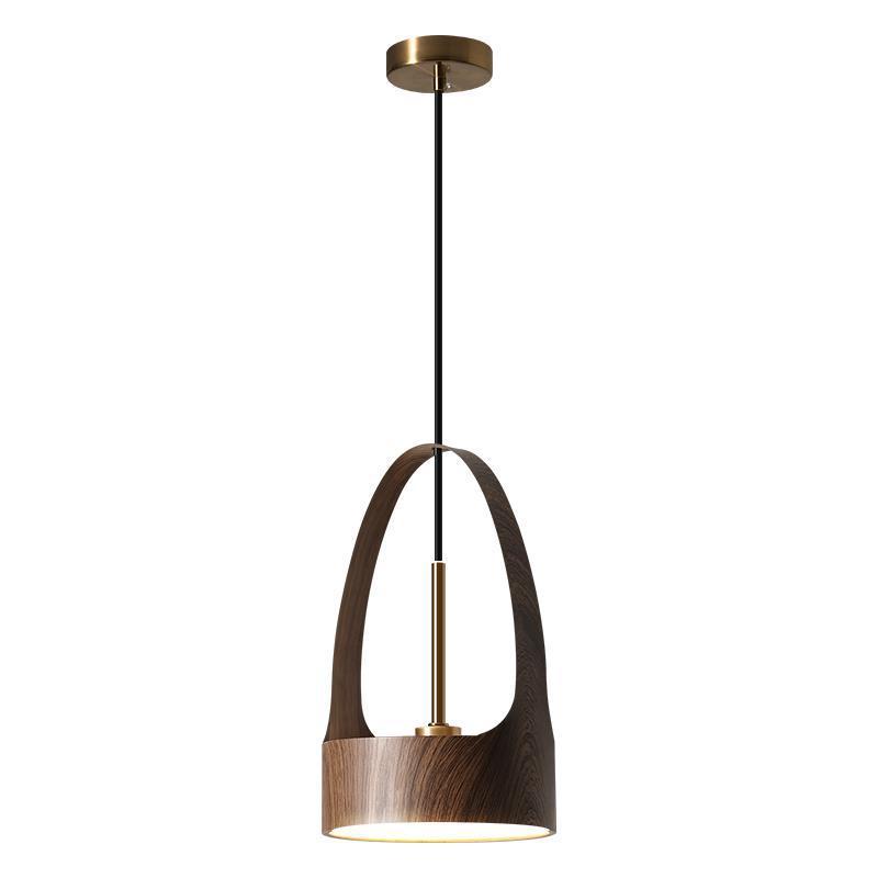 Gloow369 Design sleek mid-century inspired pendant lamp made of wrought iron with three-color dimming