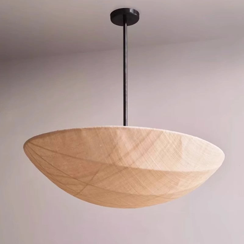 "Gloow369 Design Pium Pendant Light with fabric shade and wrought iron body, modern and elegant chandelier for home décor."