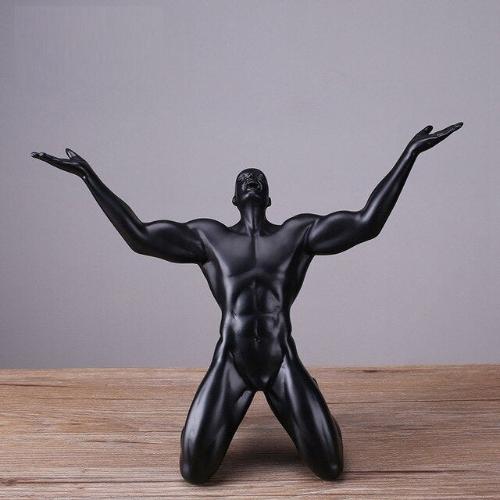 Athletic Statues Collection – Unique Sculptures for Sports Enthusiasts - Black - Home