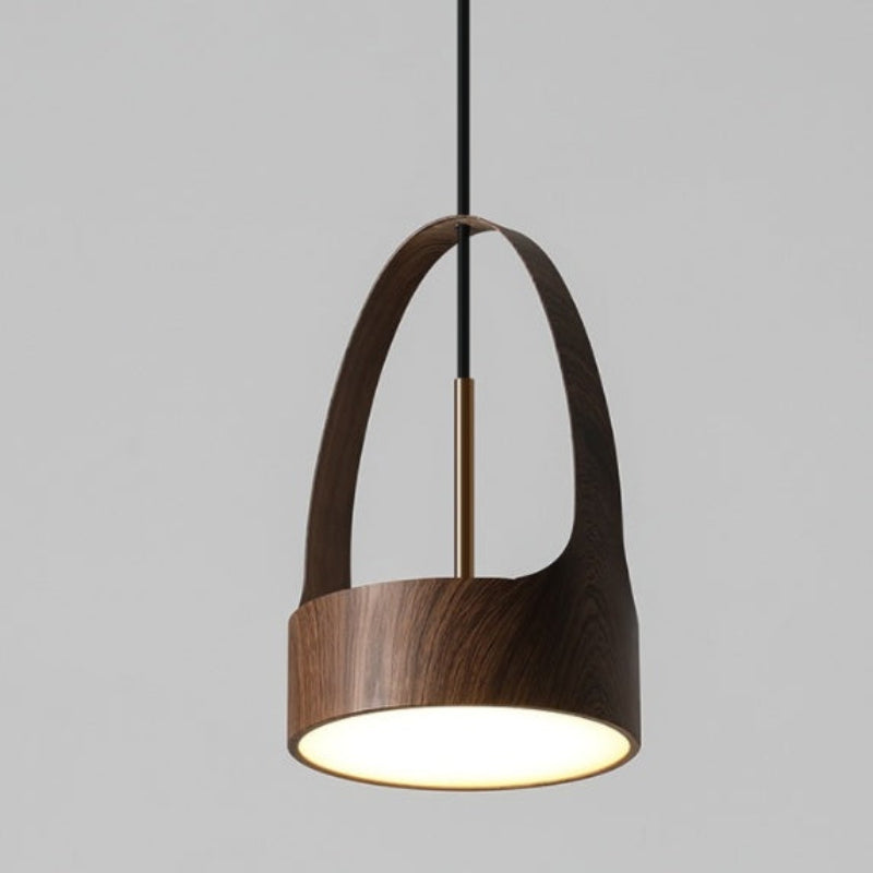 Gloow369 Design sleek mid-century inspired pendant lamp made of wrought iron with three-color dimming