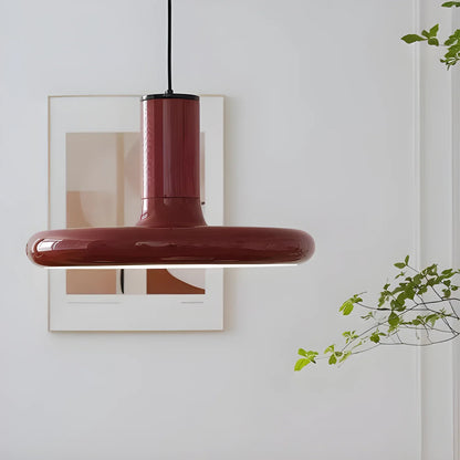 Vintage Pendant Lamp 70’s Style – Retro Elegance for Contemporary Design Spaces - Red - lamp light