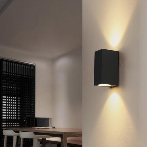 LED Wall Lamp P44 - Modern Design and Energy Efficiency Black Color - lamp light