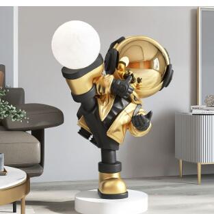 Astronaut Living Room Large Floor Ornament Entrance Light - lamp light