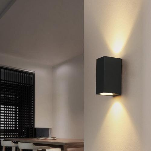 LED Wall Lamp P44 - Modern Design and Energy Efficiency Black Color - lamp light