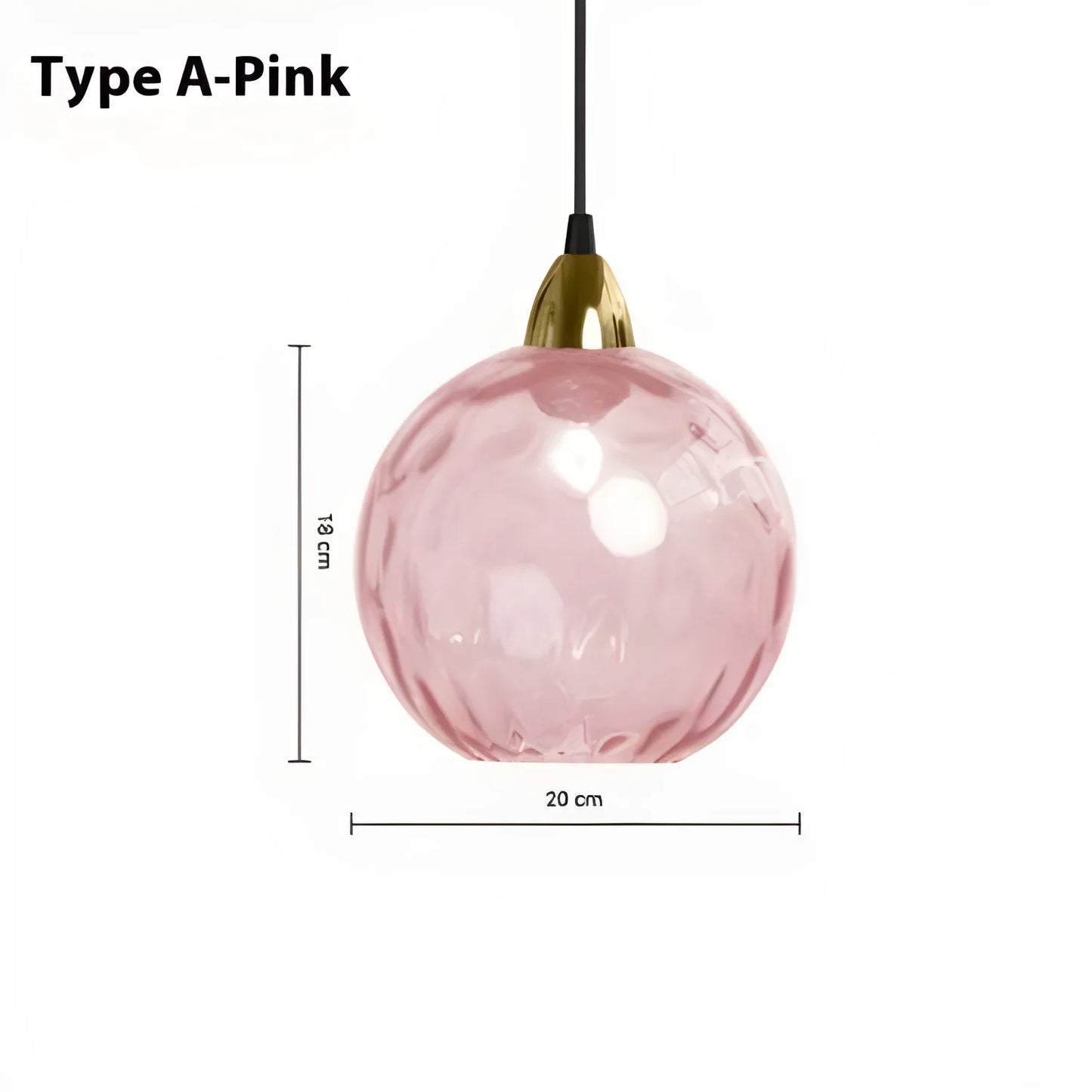 Modern Water-Wave Glass Ball Chandelier – Elegant Pendant Lighting - Light Pink - lamp light