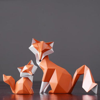 ’Fox Statue in Resin: Elegant Animal Decor for Your Home’ - Art & design