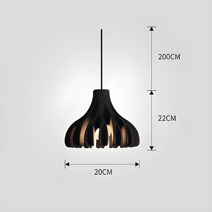 Corallo Chandelier Modern Design | Pastel Colors - Black - lamp light