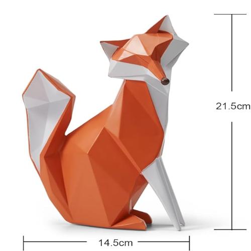 ’Fox Statue in Resin: Elegant Animal Decor for Your Home’ - L - Art & design