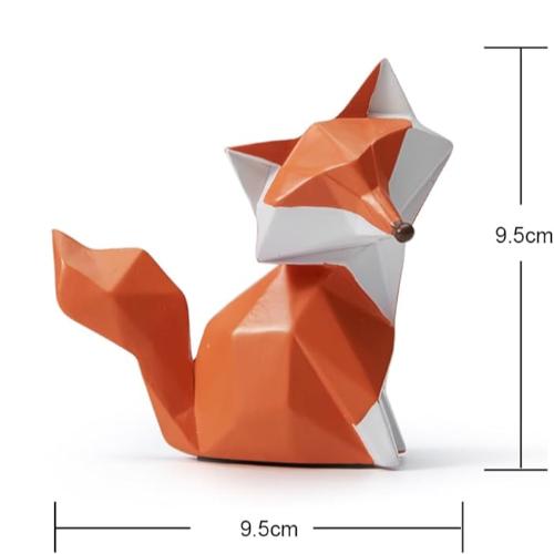 ’Fox Statue in Resin: Elegant Animal Decor for Your Home’ - S - Art & design