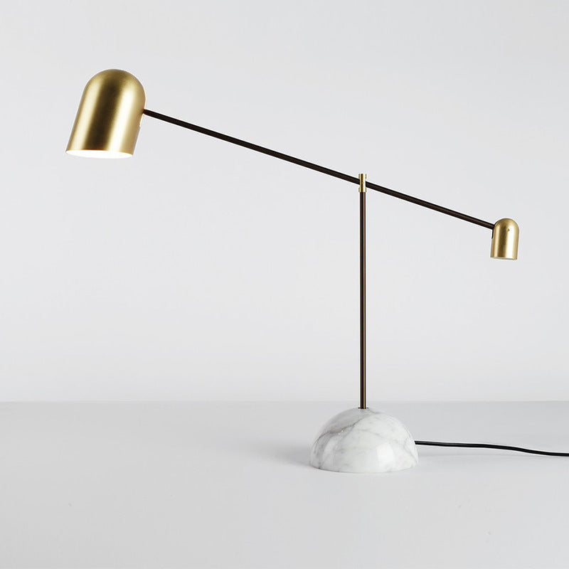 Dever Table Lamp | Simple Marble & Metal Alloy Desk Lamp - Galleria369 Hurban House