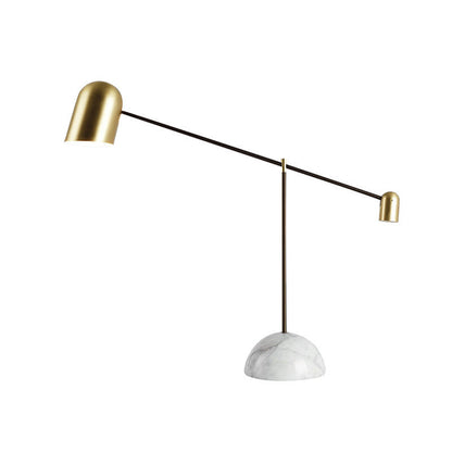 Dever Table Lamp | Simple Marble & Metal Alloy Desk Lamp - Galleria369 Hurban House