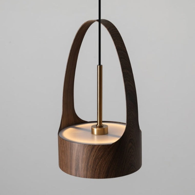 Gloow369 Design sleek mid-century inspired pendant lamp made of wrought iron with three-color dimming