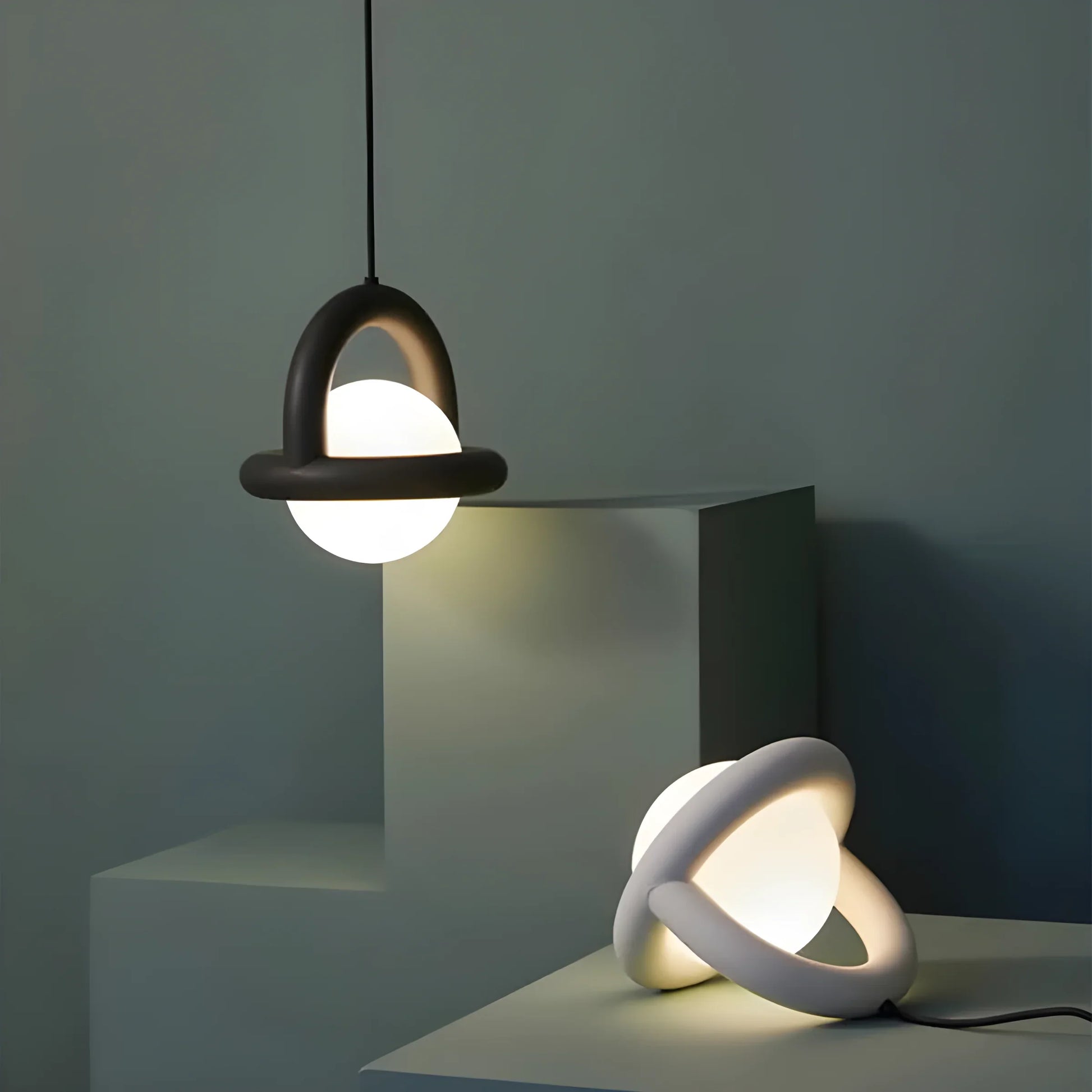 Danish Designer Hanging Pendant Lamp - Nordic Style Bedside Lighting - Galleria369 Hurban House