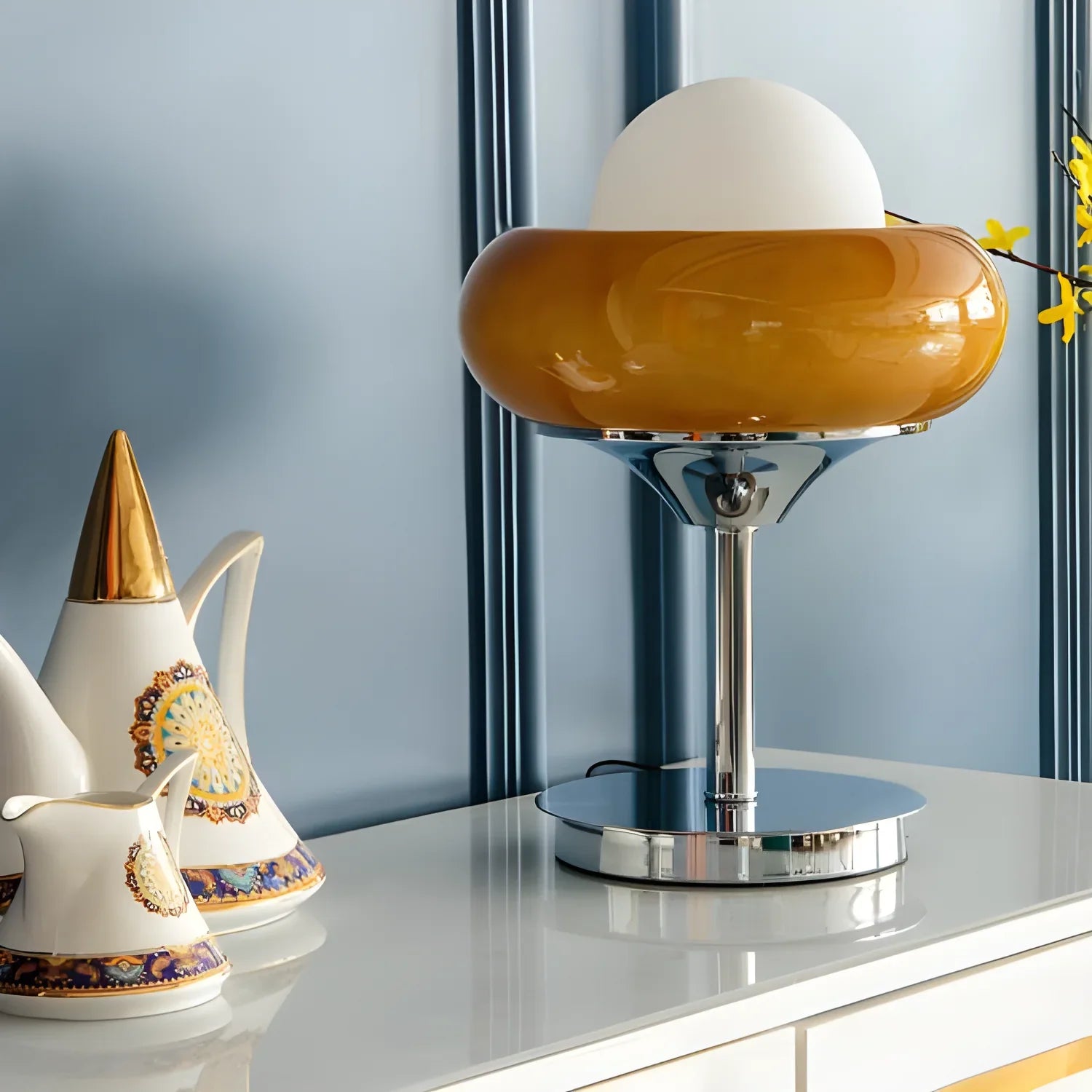 Egg Tart Table Lamp -Modern and Elegant Look - lamp light