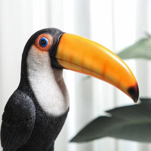 Creative Toucan Resin Statue – Tropical Design for Indoor and Garden Decor - Toucan - Home