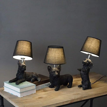 Dog European Lamp - lamp light