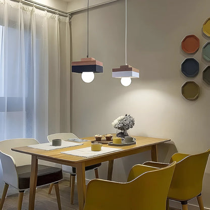 Shikaku Chandelier – Modern and Minimalist Japanese Design - lamp light