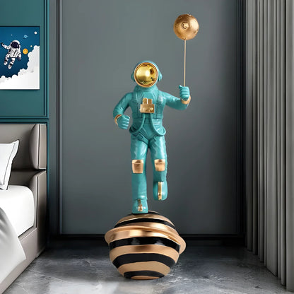 Astronaut Large Floor Decoration - Resin Sculpture for Living Room - Home