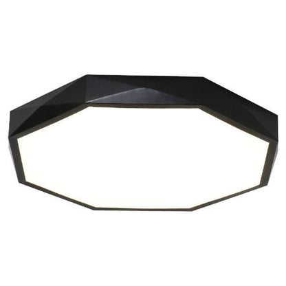 ED Ceiling Lamp Modern Simple Style-Pastel Colors. Polygon Design - Black - lamp light