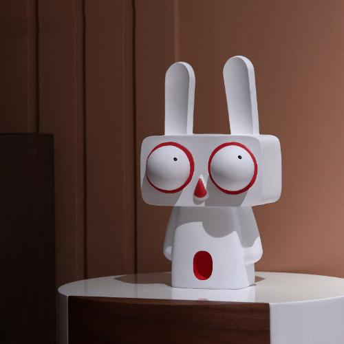 Jojo Rabbit Artwork – Modern Resin Ornament for Living Room Decoration - Home