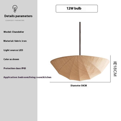 "Gloow369 Design Pium Pendant Light with fabric shade and wrought iron body, modern and elegant chandelier for home décor."