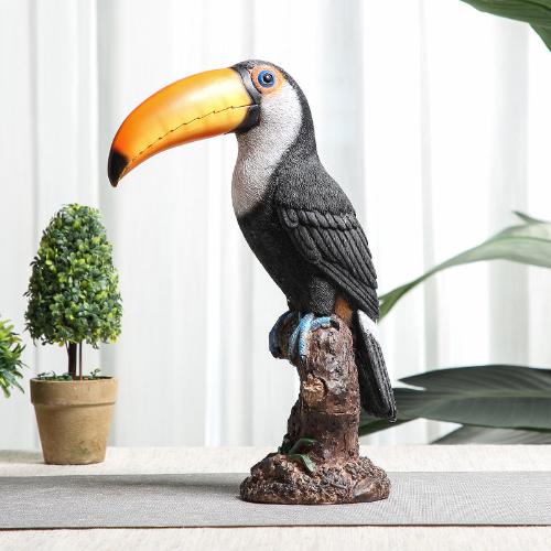 Creative Toucan Resin Statue – Tropical Design for Indoor and Garden Decor - Toucan - Home