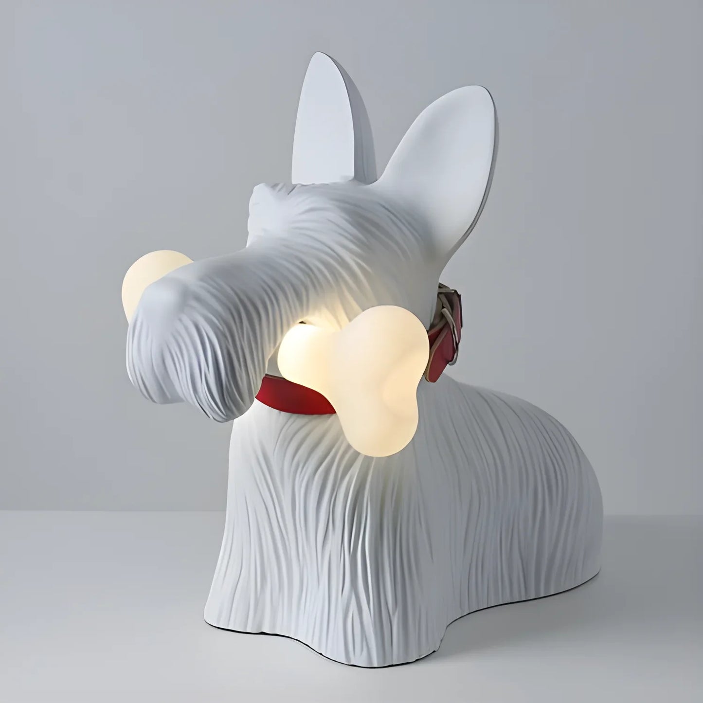 Scottie Lamp Wireless - Italian Design Decorative Lamp - White / EU - lamp light