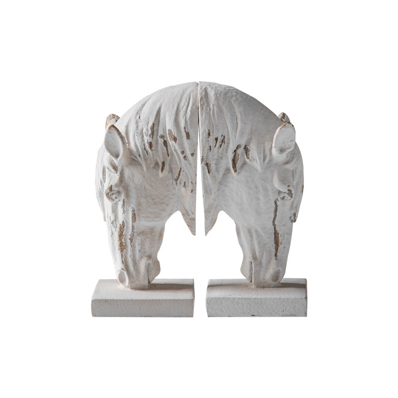 Horse head bookends - Art & design