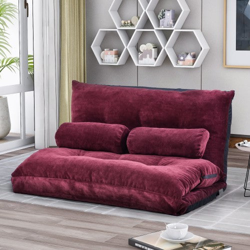 Adjustable floor futon sofa