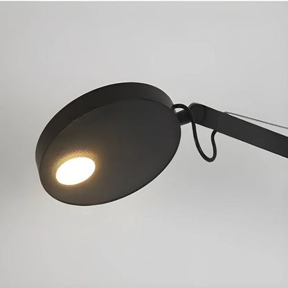 Black Industrial-Style Mechanical Arm Table Lamp – Ideal for Study - 3000K Warm Light / Black - Home