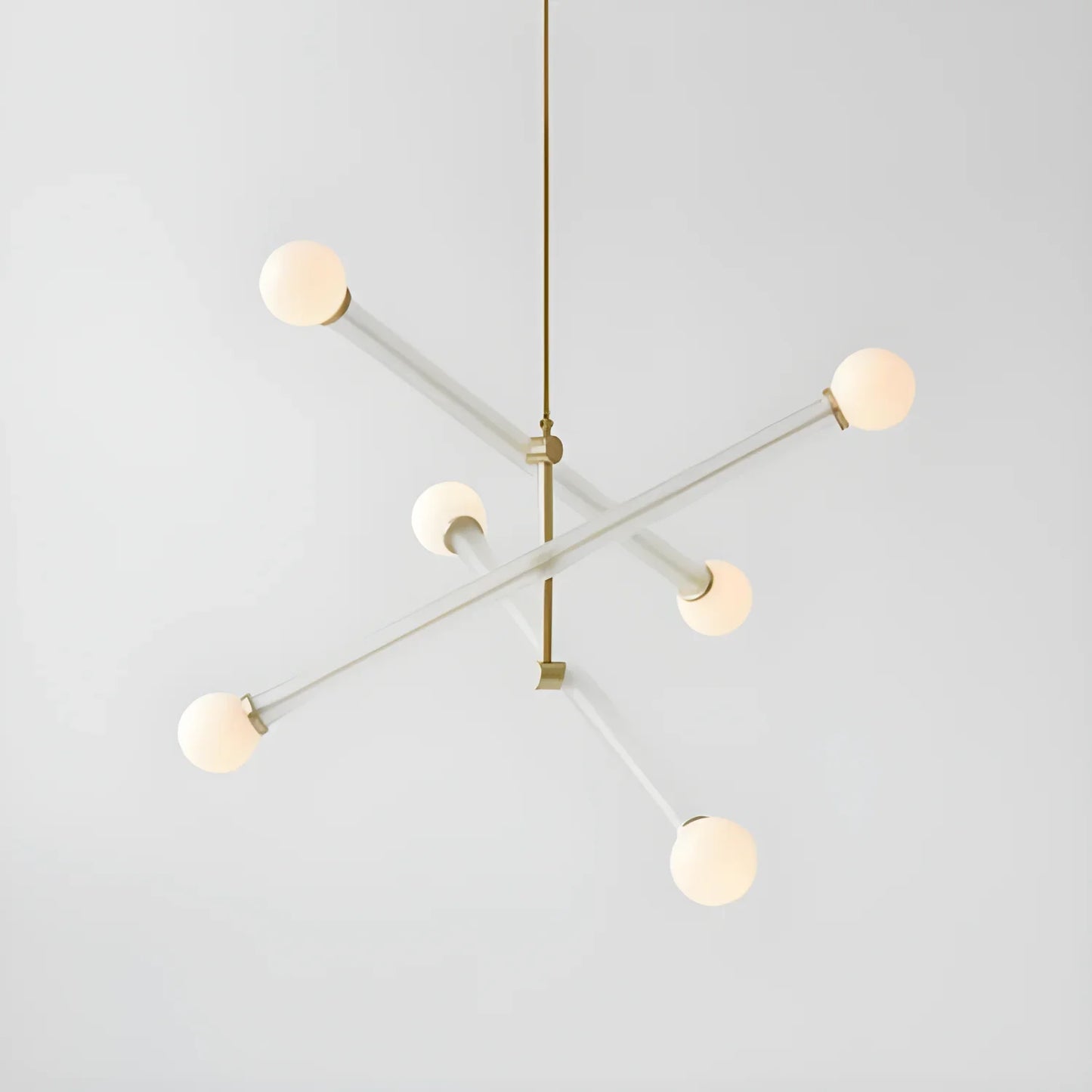 Emma Chandelier – Modern LED Iron Pendant Lamp - Light Gray / Neutral light - Chandelier