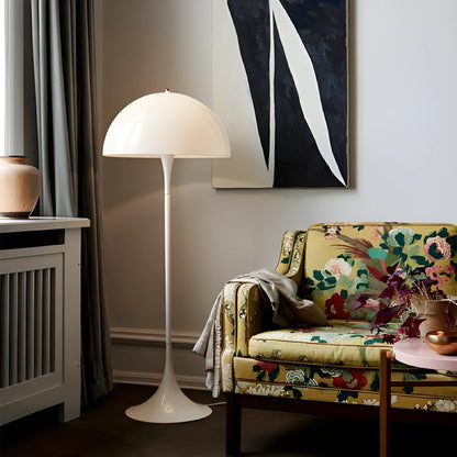 Panthella: Minimalist LED Floor Lamp with Warm Light - Iconic Design by Verner Panton Perfect for the Living Room