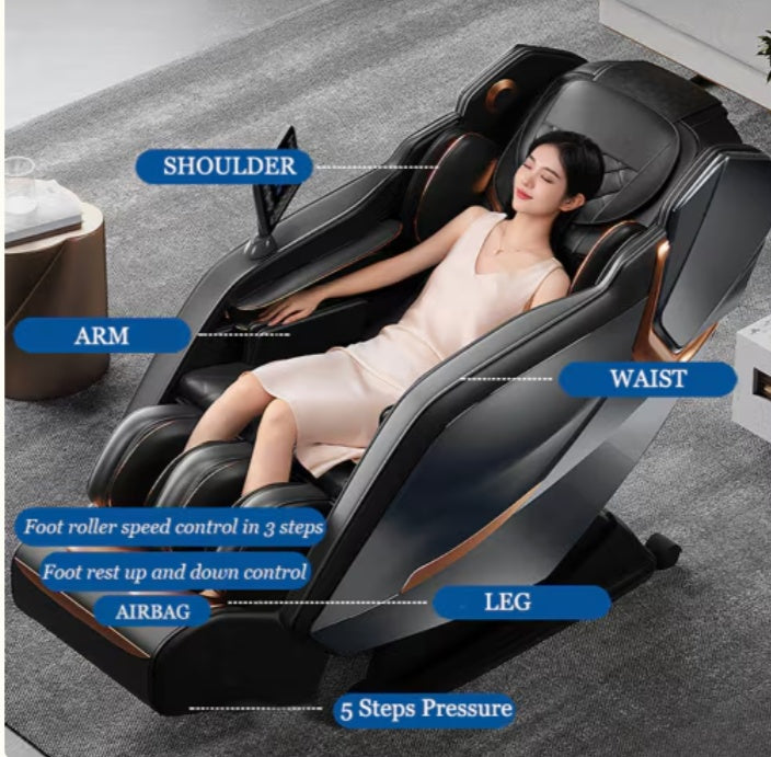 Zero Gravity Shiatsu Massage Chair | SL-Track, Heat & Voice Control